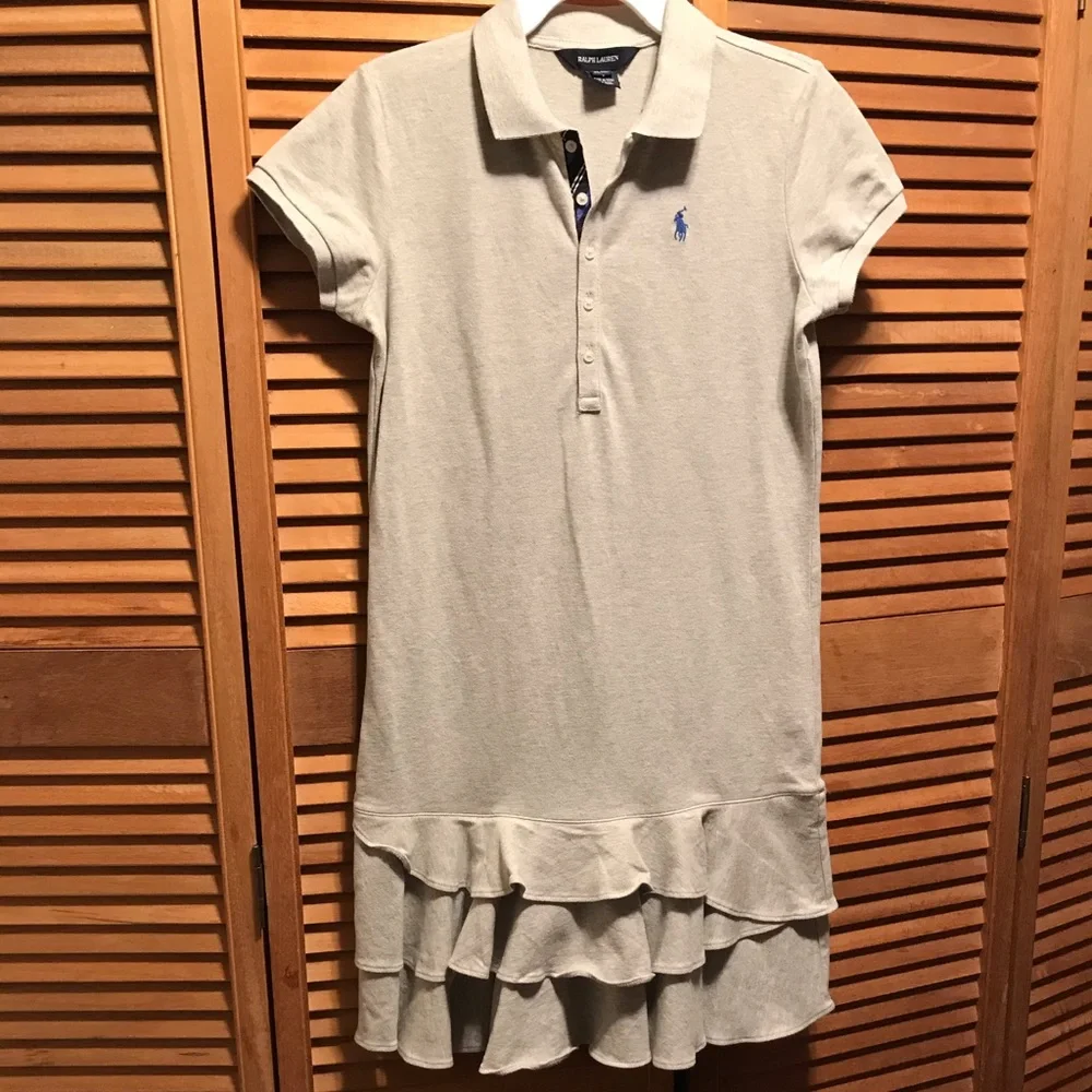 Ralph Lauren Grey Polo Dress